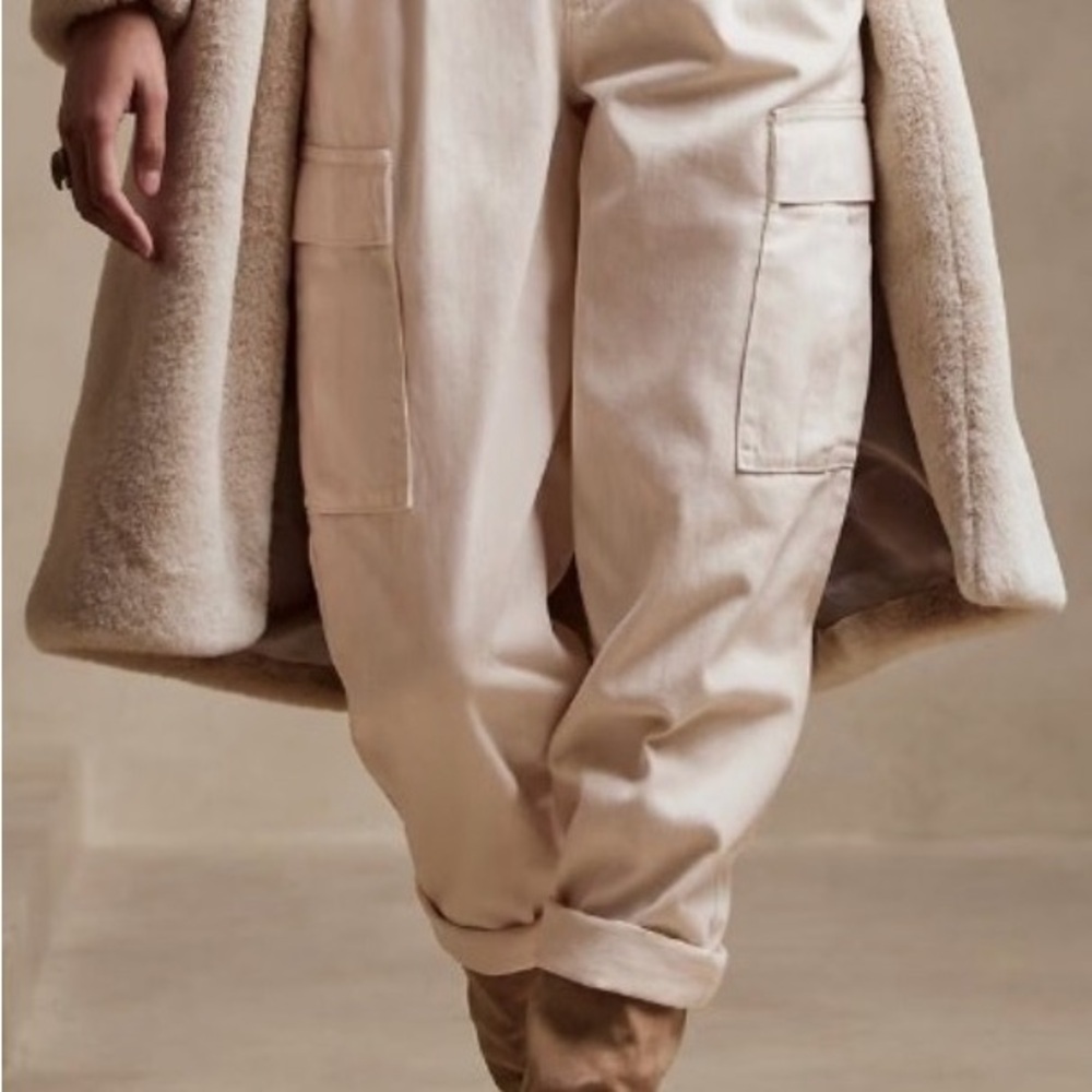 Women’s Cream/Beige Cargo Pants